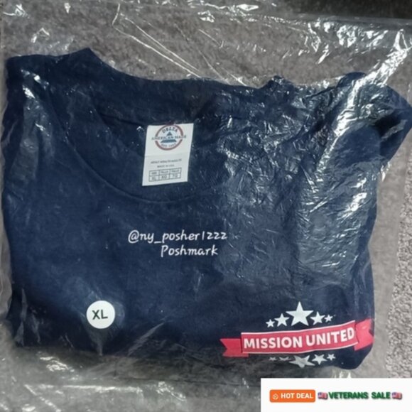 𝐃𝐄𝐋𝐓𝐀 𝗠𝗜𝗦𝗦𝗜𝗢𝗡 𝗨𝗡𝗜𝗧𝗘𝗗/𝐔𝐧𝐢𝐭𝐞𝐝 𝐖𝐚𝐲™ Tee XL Blue - Picture 1 of 7